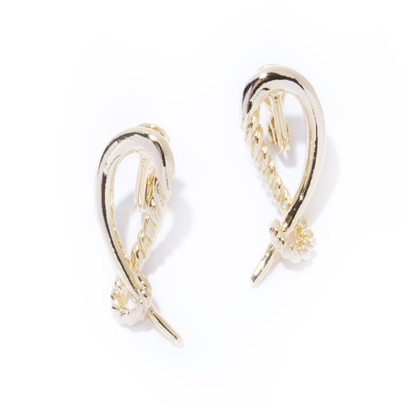 hook earring / silver,gold | IRIS47 official on...