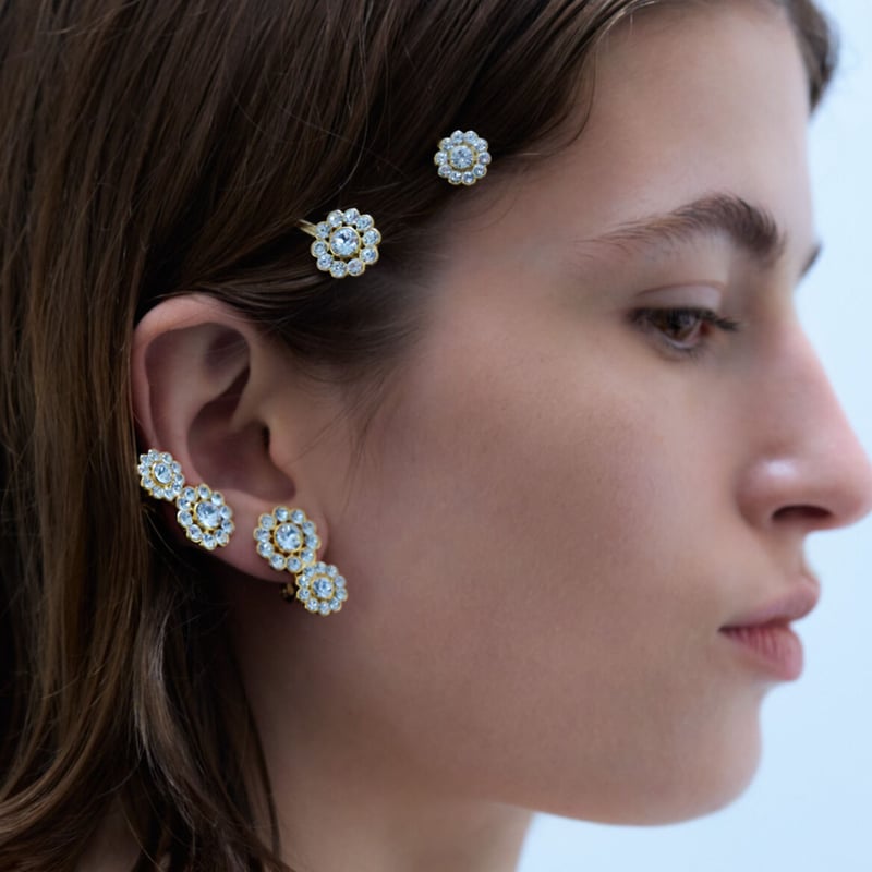 IRIS 47】mimosa stone pin set HB82-