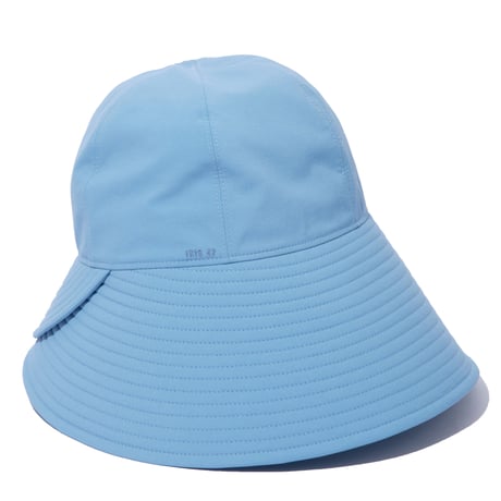 petal hat / white,blue