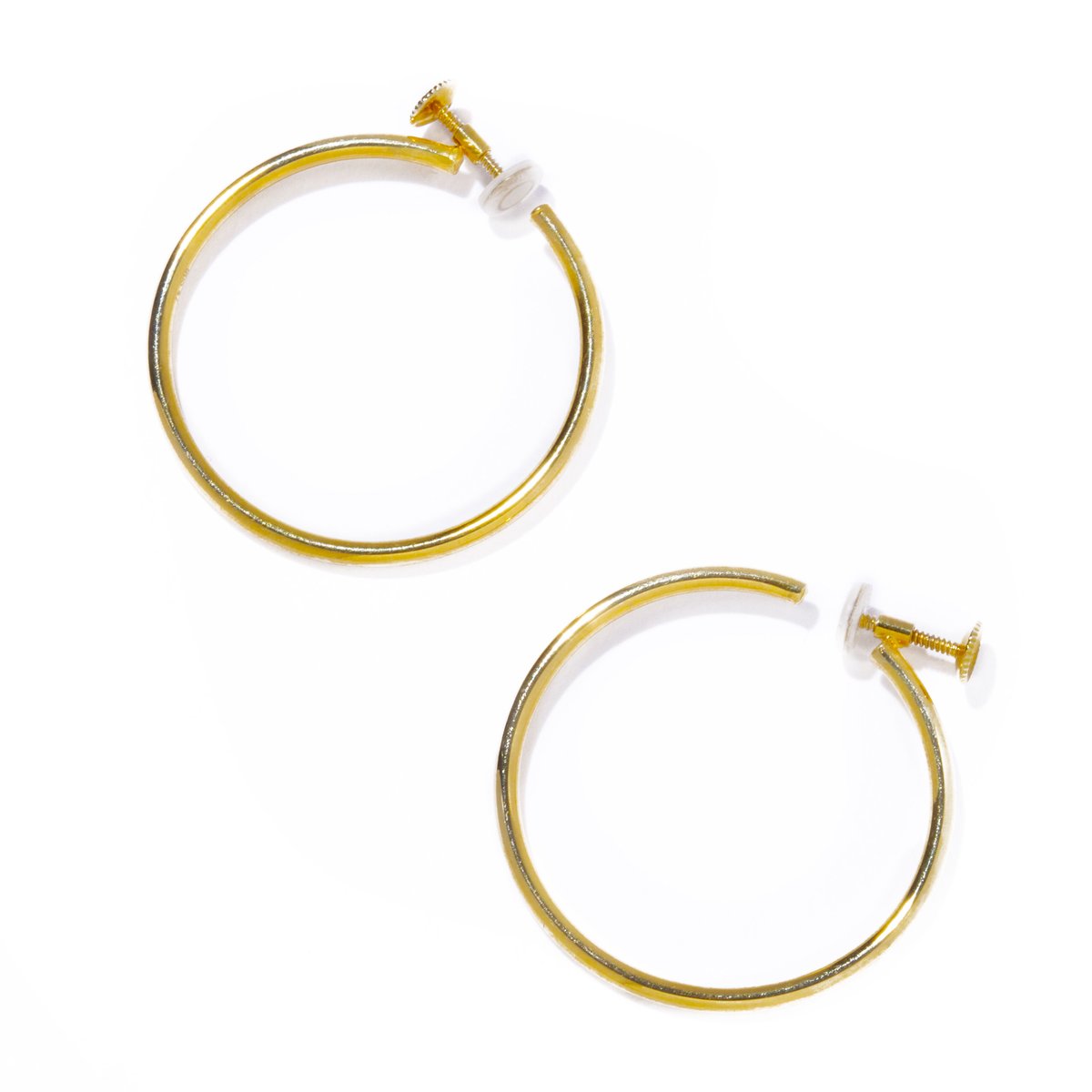 idea hoop earring M / silver,gold | IRIS47 offi...