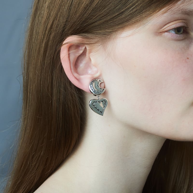 ancient moon earring | IRIS47 official online s...
