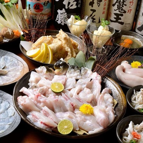 天然 活とらふぐづくし堪能セット プレミアム（1セット2〜３人前）
