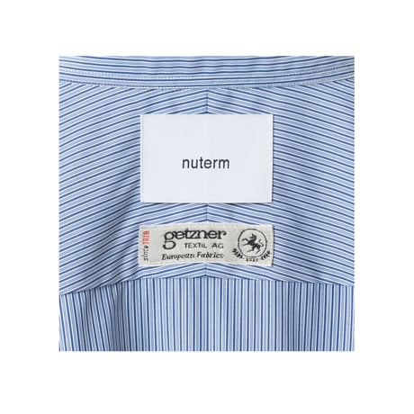 nuterm / "Mark" Regular Collar Shirt