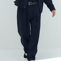 nuterm / Two Tuck Wide Trousers