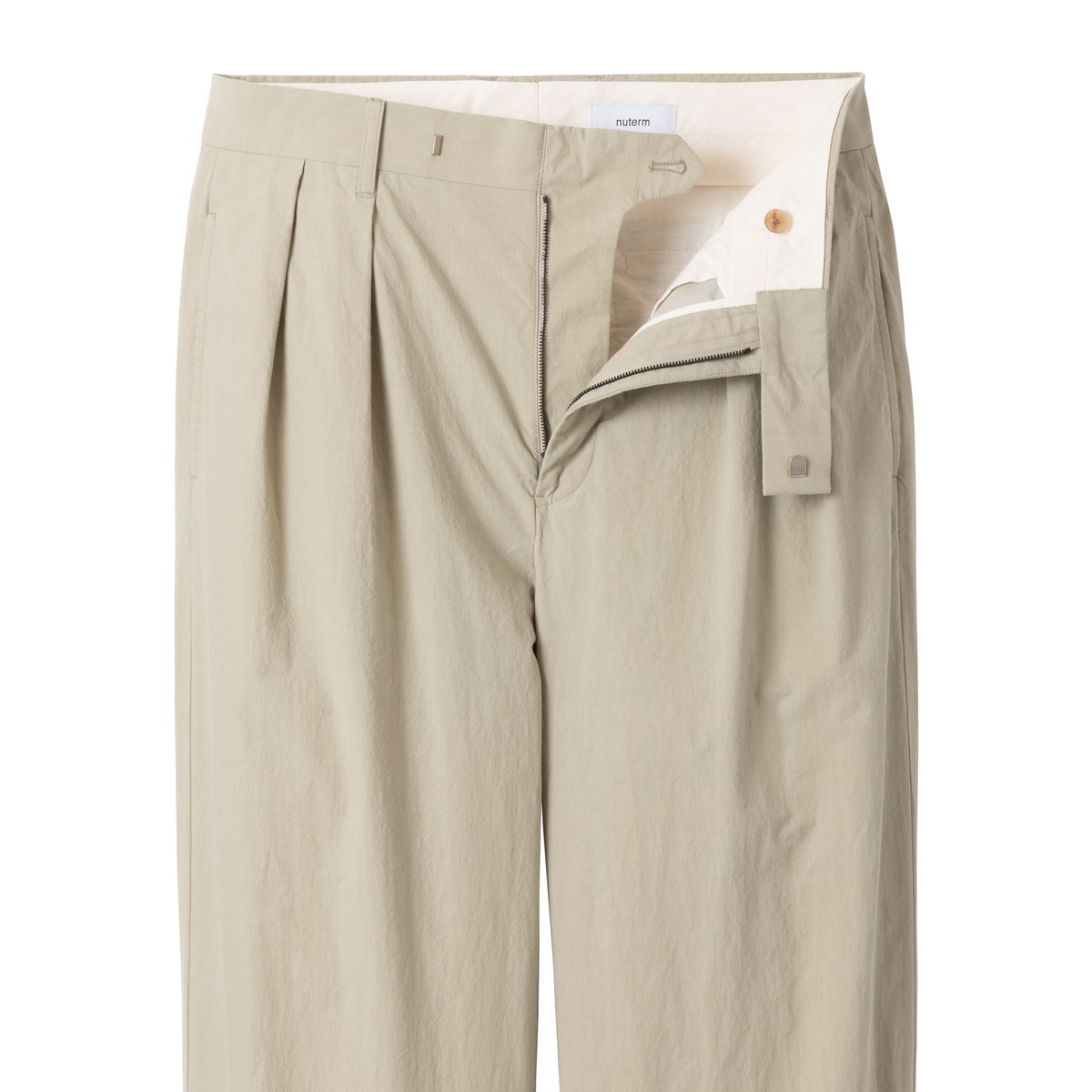 nuterm / 52 Two Tuck Trousers / Loose | WHITE L...