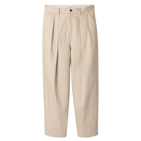 nuterm / Two Tuck Wide Trousers