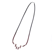 rope hole necklace silver