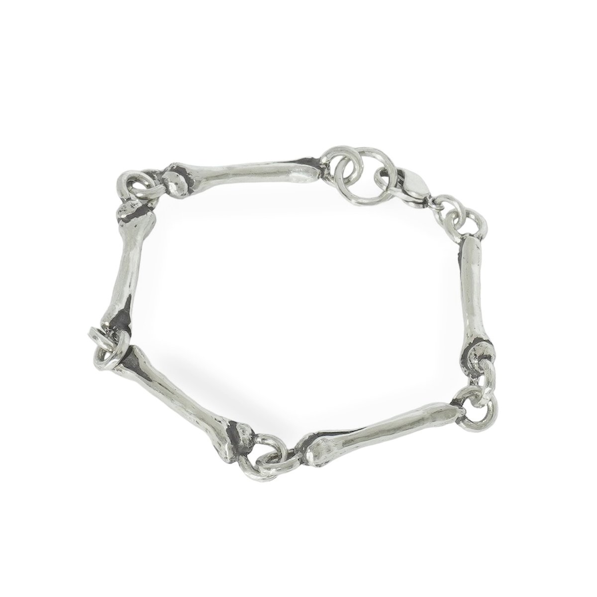bones bracelet silver | farimu