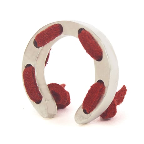 holelace ring silver