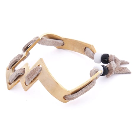 tiers bangle brass