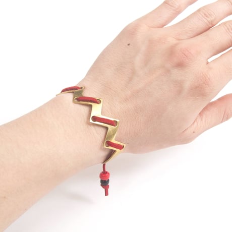 jaggy bangle brass