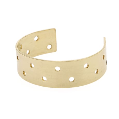 lace bangle brass