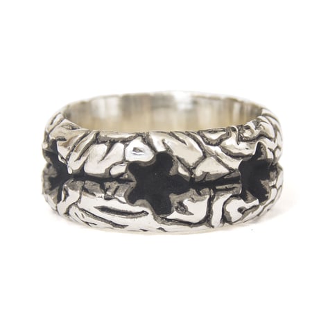 stars brain ring silver typeB