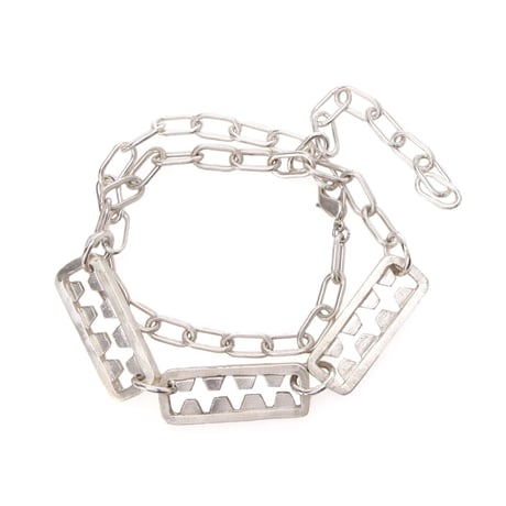 tooth bracelet silver typeB