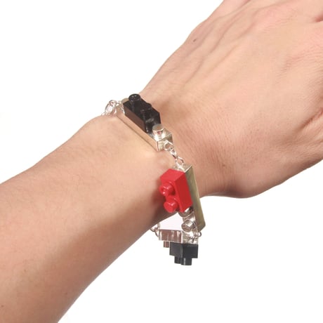 block bracelet silver