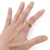 bone chain ring brass