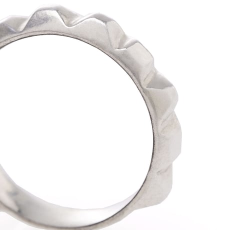 studs ring silver