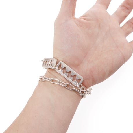 tooth bracelet silver typeB