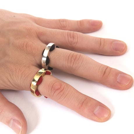 holelace ring silver