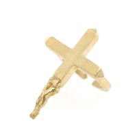 jesus ring brass
