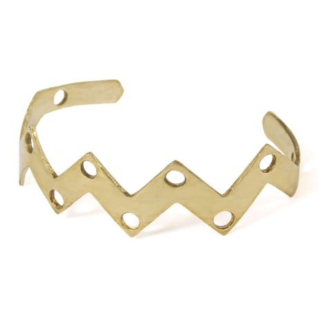 jaggy bangle brass