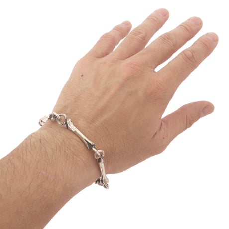 bones bracelet silver