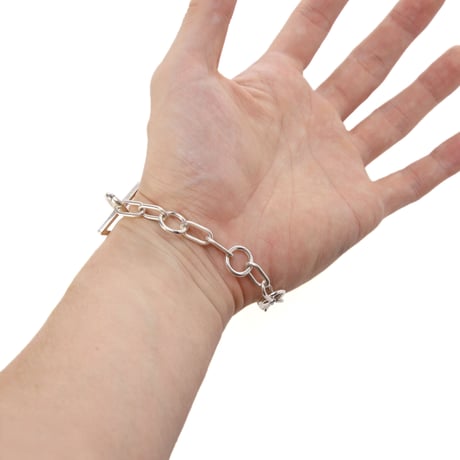 triangle bracelet silver