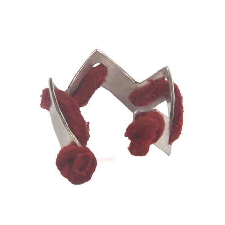jaggy ring silver