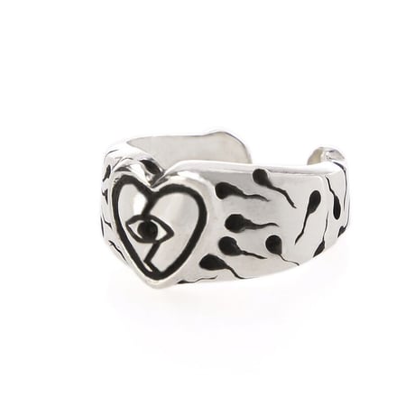 sperm shock ring silver