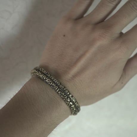 brain bangle eyeless brass