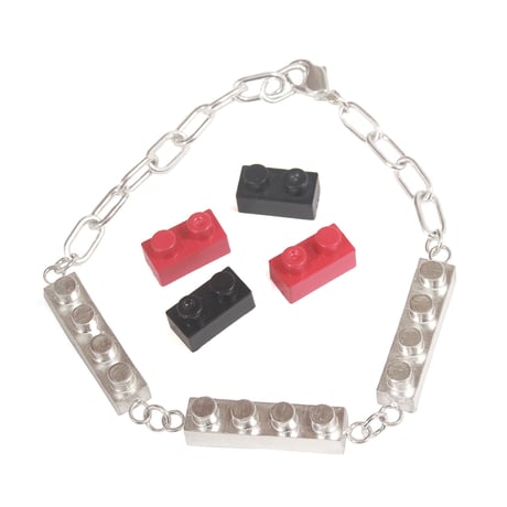block bracelet silver