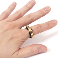holelace ring brass