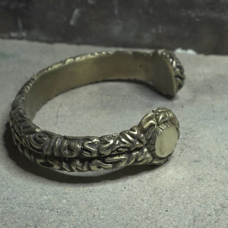 brain bangle eyeless brass