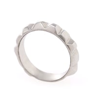 studs ring silver