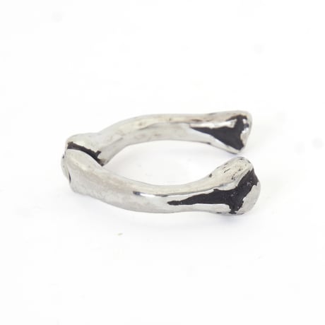 tow bones ring silver