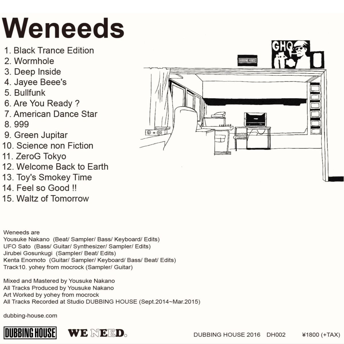 Weneeds CD | DUBBING HOUSE Store