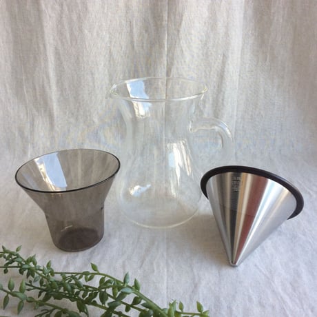 【KINTO】SCSコーヒーカラフェセット2cups　ステンレス
