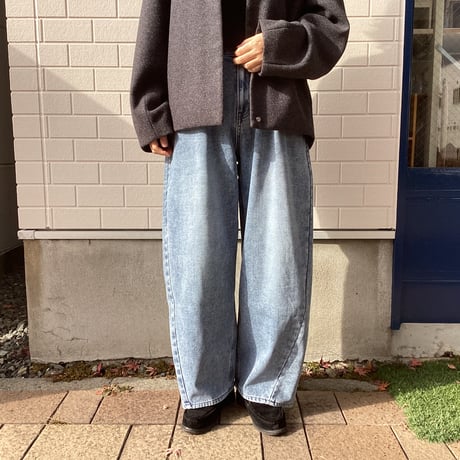 PASSIONE 裏微起毛カーブデニム | pressé