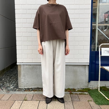 tricot tricot 裾レースTシャツ