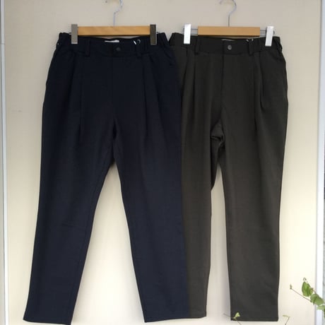 WESTWOOD OUTFITTERS   きれいめムジのタックテーパード