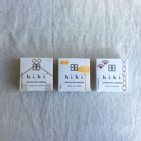 【hibi 10minutes aroma】和の香り（専用マットなし）