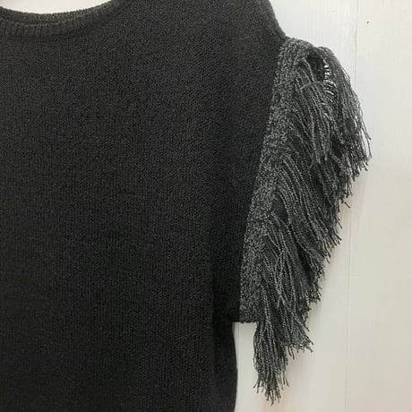 hunch SEQUINED FRINGE-SLEEVE KNIT