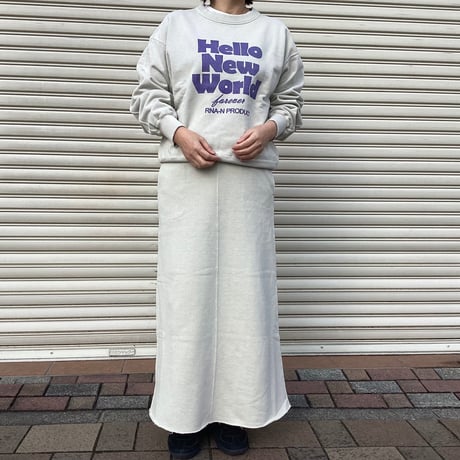 RNA-N トンプキン裏毛ロングスカート