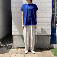 Dignite collier ストレッチシフォンブラウス