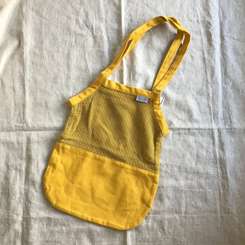 新品 コットンハーフ メッシュ バッグ イエロー L ダルトン ファッション ダルトン】コットンハーフメッシュバッグ | pressé