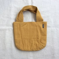 【アトリエヌイ】ウォッシュドコットン ラウンドバッグ S