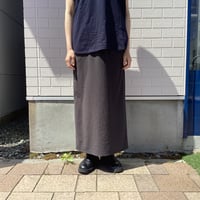 cafune マットストレッチジョーゼットタイトスカート