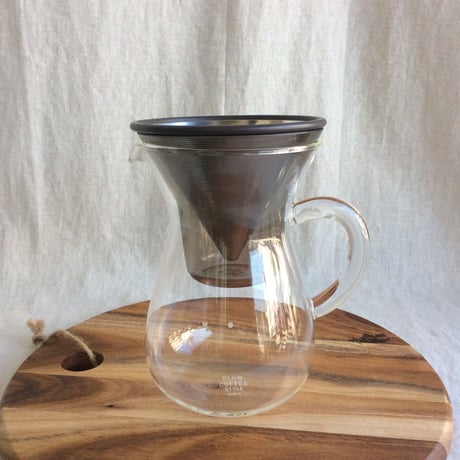 【KINTO】SCSコーヒーカラフェセット2cups　ステンレス