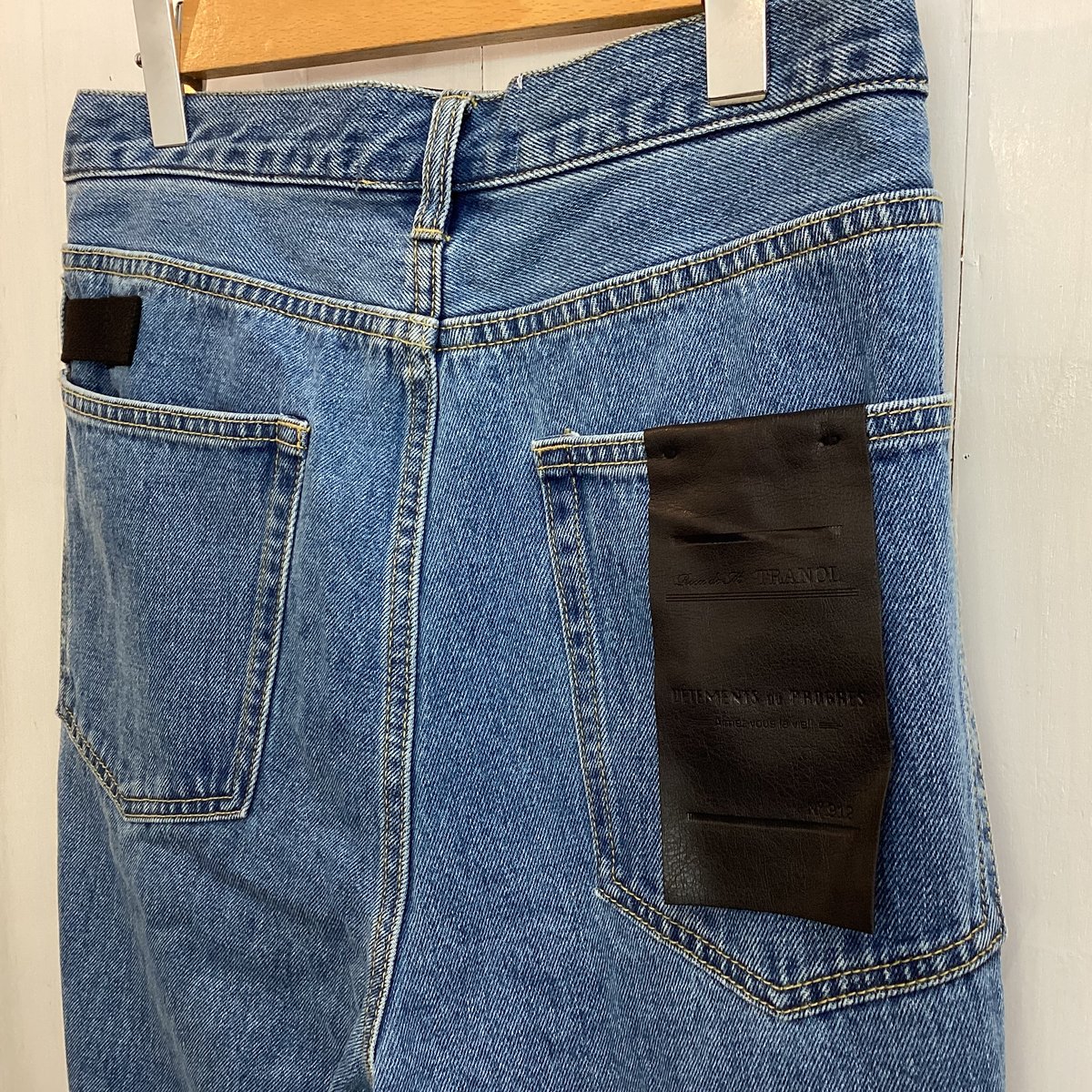 TRANOI.アンバランスデニムパンツ | pressé