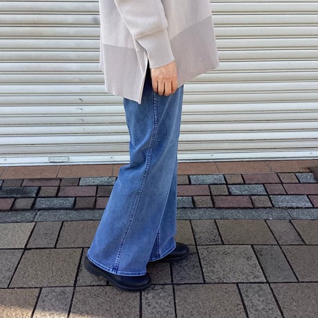 CLOCHE ストレッチストレートデニム